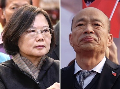 台湾総統選、投票始まる 民主主義アピールする現職蔡氏が優勢 