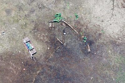 干上がりつつある「洪沢湖」 中国の4大淡水湖