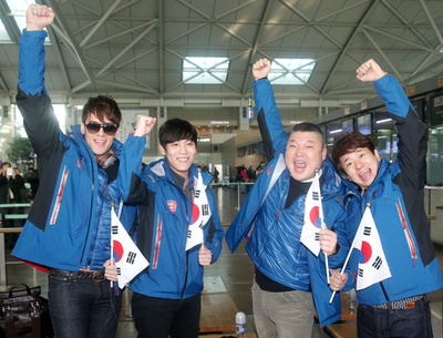 韓国タレントも現地で応援、スポーツ番組の出演陣がソチへ出発