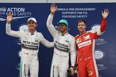 ハミルトンが豪雨に見舞われた予選を制しPP獲得、マレーシアGP