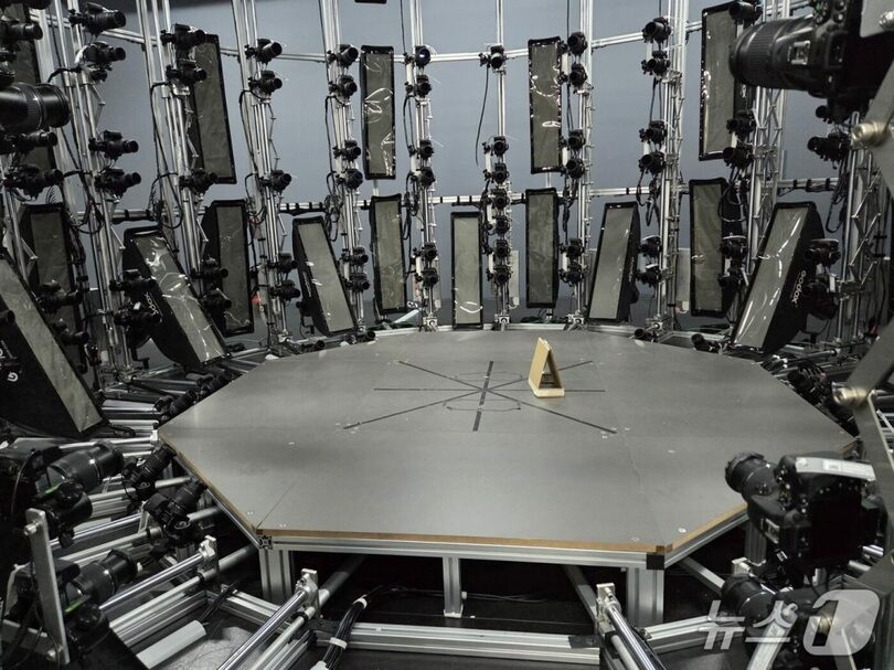 京畿道果川市にあるパールアビス社屋「ホームワン」のモーションキャプチャースタジオ(c)news1