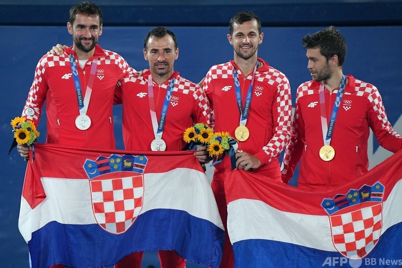 メクティッチ/パビッチ組がテニス男子複で金、同胞対決制す