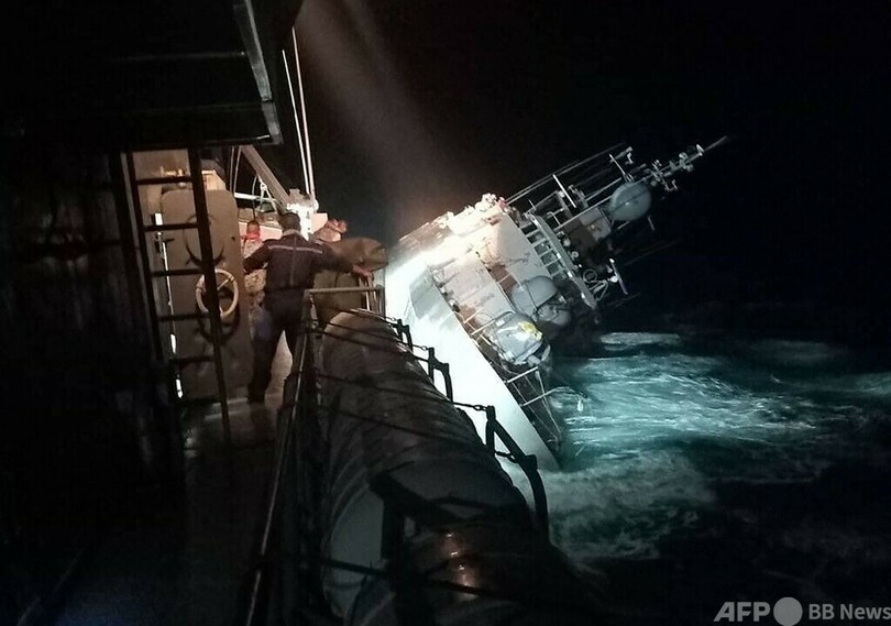 タイ海軍艦艇が沈没、乗組員31人不明