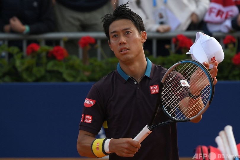 錦織がバルセロナop初戦突破 ペラに逆転勝利 写真12枚 国際ニュース Afpbb News