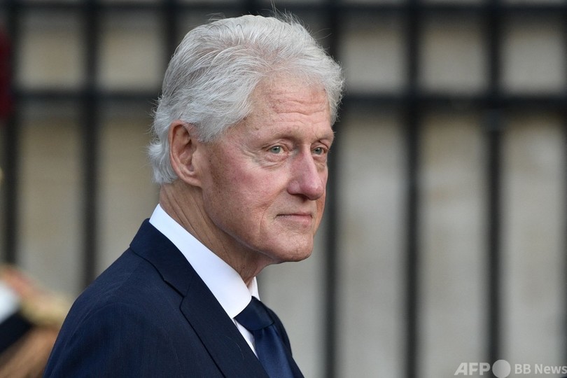 クリントン元米大統領が入院