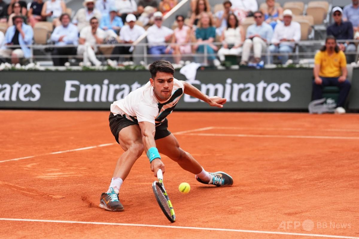 アルカラスが準々決勝へ ムゼッティも8強 全仏OP 写真10枚 国際