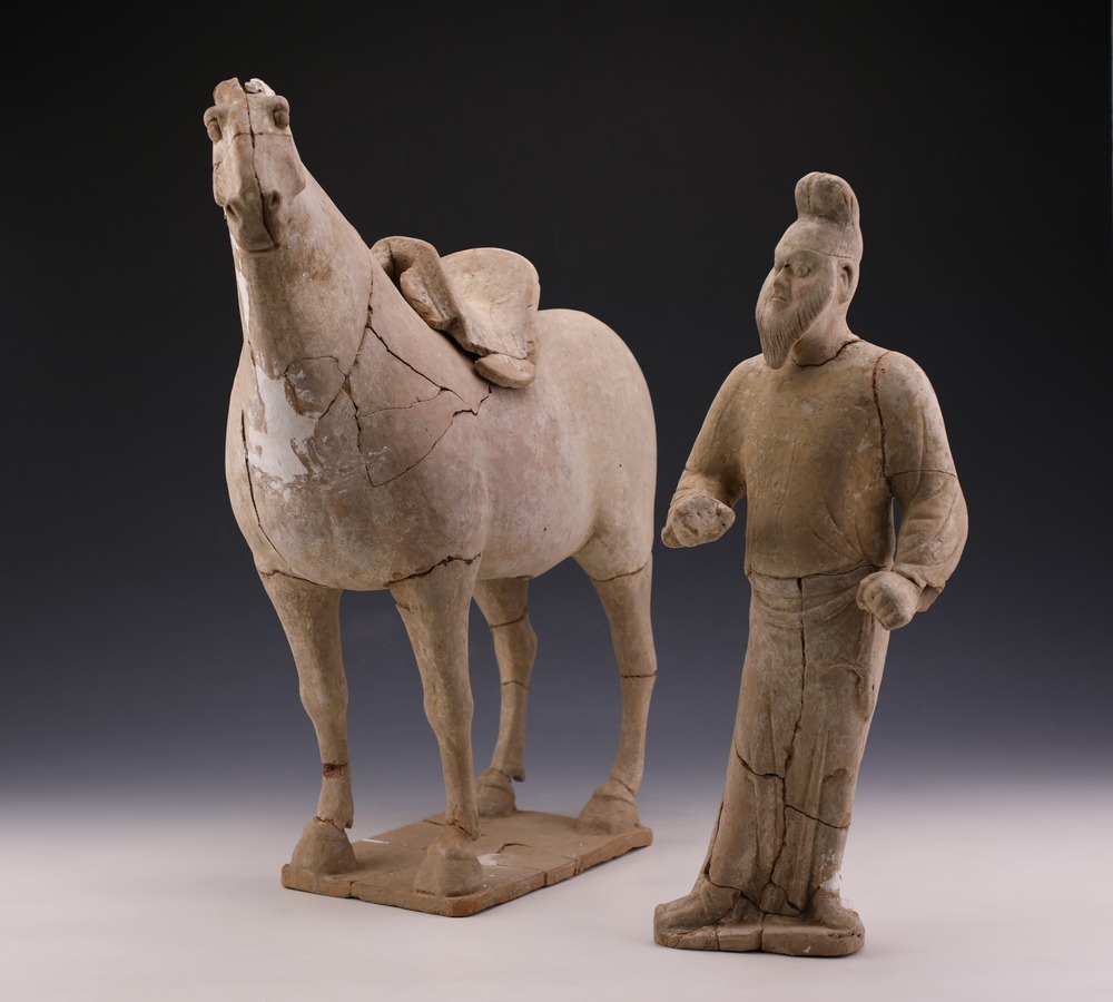 Amazon.co.jp: c二彩人物俑遼～明時代遺跡発掘品中国/副葬品