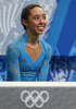 ソチ冬季五輪、フィギュアスケート女子シングル・ショートプログラム（SP）。キスアンドクライで得点を待つブルックリー・ハン（Brooklee Han、2014年2月19日撮影）。(c)AFP/ADRIAN DENNIS