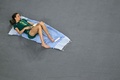第19回世界陸上ブダペスト大会、女子走り高跳び決勝。試技を待つオーストラリアのニコラ・オリスラガース（2023年8月27日撮影）。(c)Antonin THUILLIER / AFP