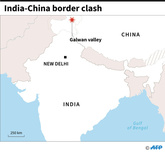 中印が係争地で小競り合い インド軍兵士3人死亡