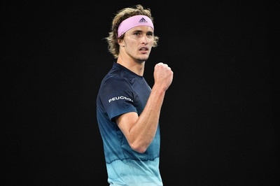 全豪16強入りのズベレフ、きゃしゃな体つき嘆く「アスパラガス呼ばわり」