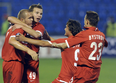 スパルタ・モスクワ バニーク・オストラバに勝利