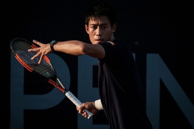 錦織がリオOP会場で練習、初戦は地元ベルッチと激突