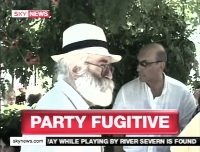 カラジッチ被告の変装姿