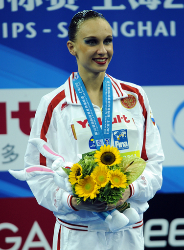 イシェンコが金メダル 足立は5位に シンクロソロFR、世界水泳