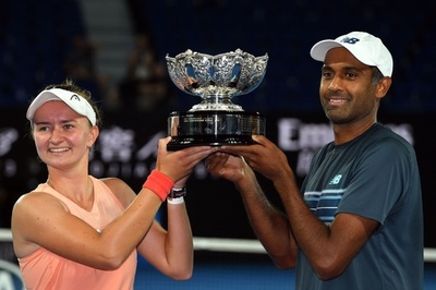 クレイチコバ/ラム組が初の混合複制覇、全豪OP