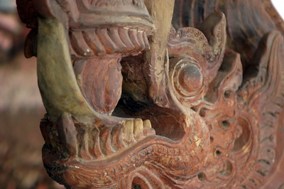 ハノイで李朝時代のテラコッタ製竜頭を発見