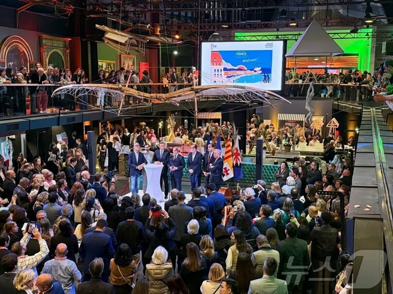 複合文化空間「ガール・デュ・シュッド（Gare du Sud）」を全面貸し切りにして開催されたイベント(c)news1