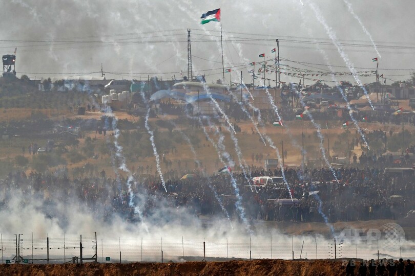 ガザ地区の対イスラエル境界での抗議デモ、死者34人に