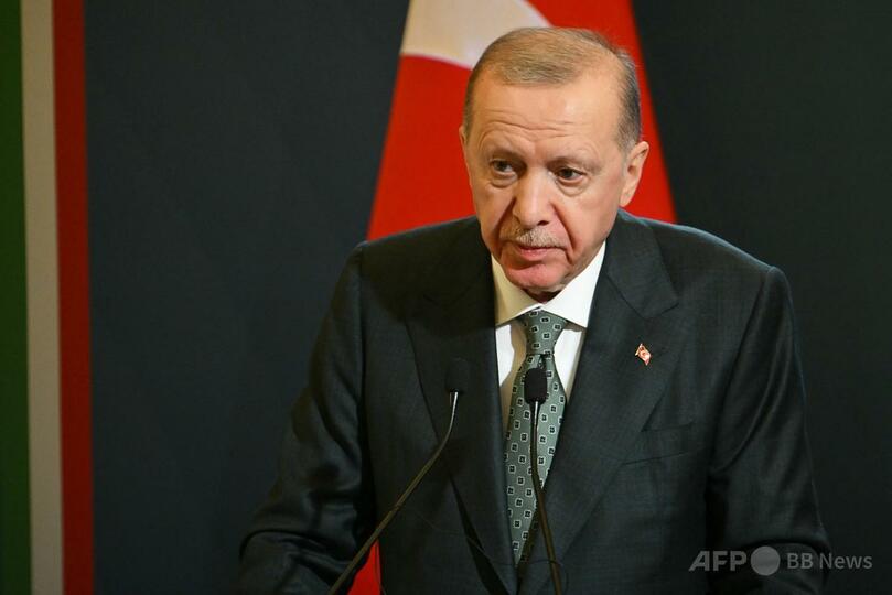 トルコのレジェプ・タイップ・エルドアン大統領（2025年4月29日撮影）。（c）Alberto PIZZOLI/AFP