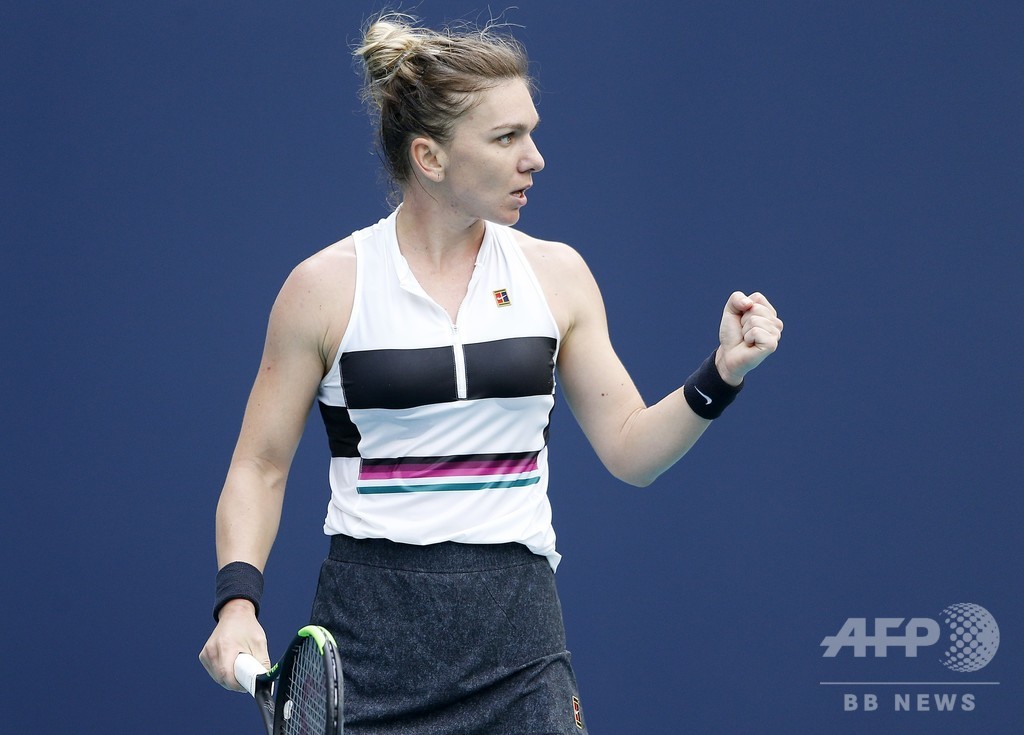 ハレプが準々決勝へ、ヴィーナスを寄せ付けず マイアミOP ハレプが準々決勝へ、ヴィーナスを寄せ付けず マイアミOP