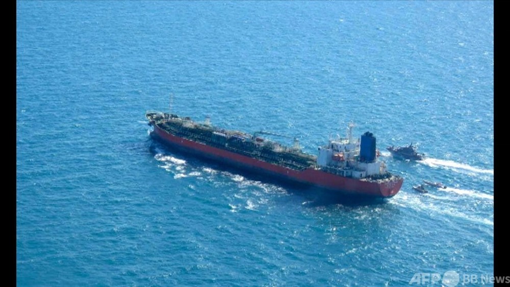 動画：イラン、韓国籍のタンカー拿捕 「環境法違反」で