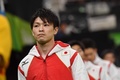 リオデジャネイロ五輪、体操男子予選。会場に到着した内村航平（2016年8月6日撮影）。(c)AFP/Ben STANSALL