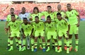 2018年サッカーW杯ロシア大会、南米予選、チリ対ベネズエラ。試合前の写真撮影に臨むベネズエラの選手（2017年3月28日撮影）。(c)AFP/Martin BERNETTI