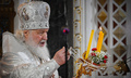 ロシア正教会の最高指導者キリル総主教（2022年4月23日撮影）。(c)Alexander NEMENOV / AFP