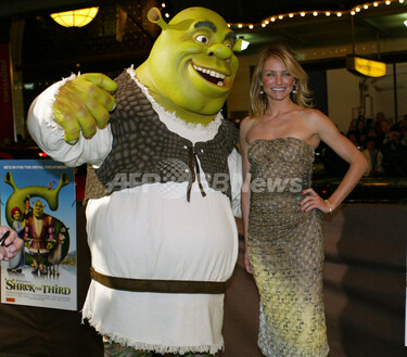 キャメロン・ディアス、『Shrek The Third』のシドニー・プレミアに