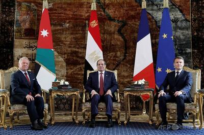 仏・エジプト・ヨルダン、パレスチナ自治政府による戦後ガザ統治を支持