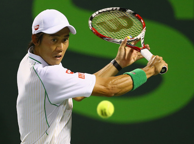 錦織が快勝で8強入り、バルセロナ・オープン