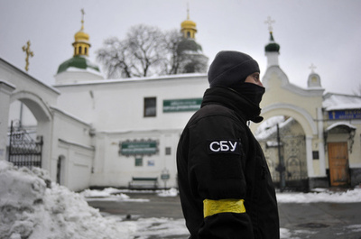 ウクライナ保安局、「ロシア工作員7人」拘束