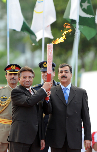 聖火リレー、パキスタンで無事終了