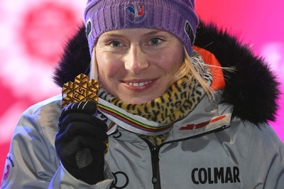 ウォーリーが2度目の女子大回転金メダル、アルペン世界選手権