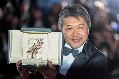 是枝監督『万引き家族』にパルムドール、カンヌ国際映画祭