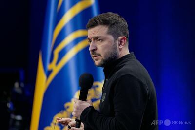 ウクライナがNATO加盟なら大統領辞任の用意 ゼレンスキー氏