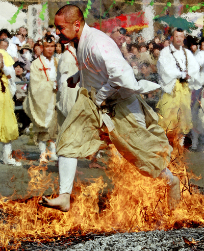 心身を浄化し春を迎える「長瀞火祭り」 - 埼玉