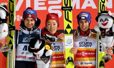 小林潤志郎が五輪王者ストフら抑え初優勝、スキージャンプW杯