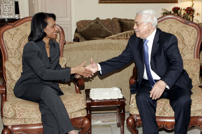 ライス国務長官、アッバス議長と連日の会談 - ヨルダン