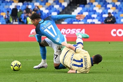 首位ナポリとミラノ勢、欧州CLの大一番前に勝ち点3逃す