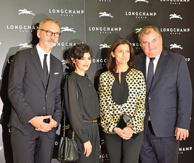 「ロンシャン」記念セレモニーに仏女優オドレイ・トトゥ登場