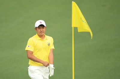 ローアマ目指す金谷、夢のマスターズで日本勢首位発進