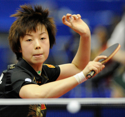 張怡寧 ストレートで勝利し4回戦進出、世界卓球