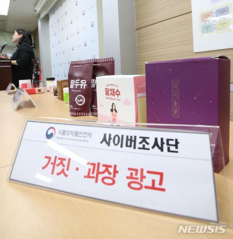 ブリーフィングをする食品医薬品安全処サイバー調査団キム・ヒョンソン団長(c)NEWSIS