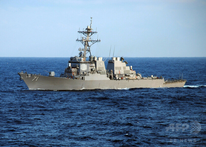 ロシア軍機が駆逐艦に接近、米海軍が動画公開 「転針」報道を否定