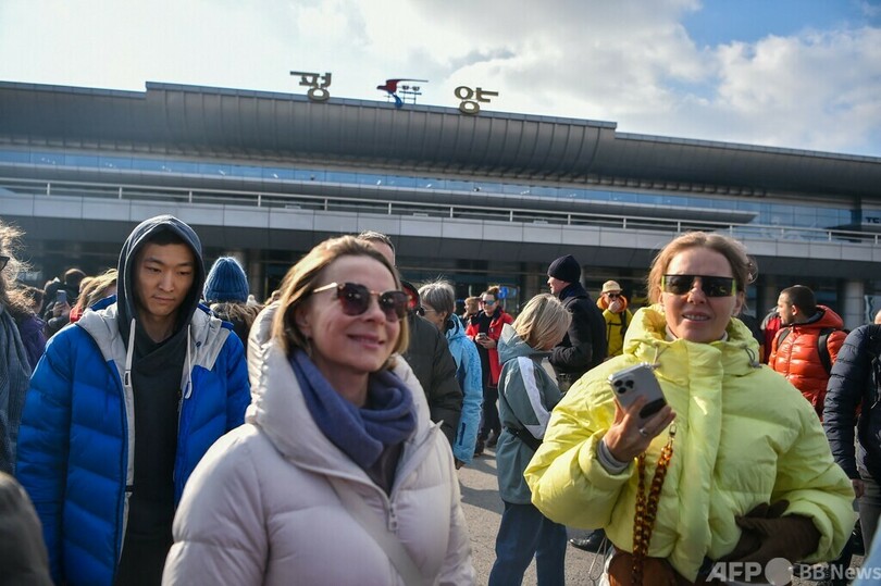 北朝鮮にロシアからの団体旅行客、コロナ後初の外国客か