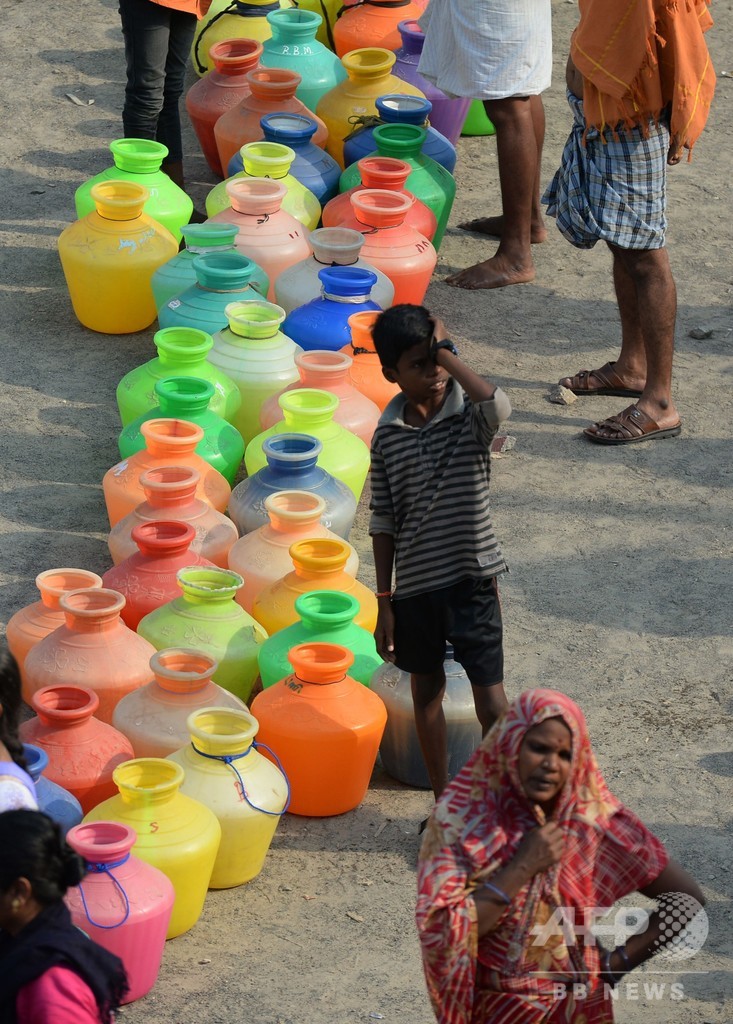 インド北部で猛暑、ラジャスタン州で気温50度超 水不足も深刻