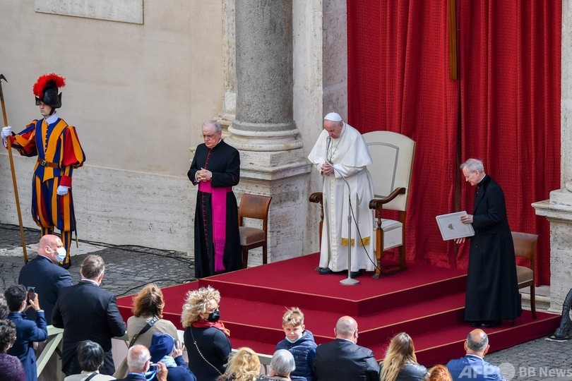 ローマ教皇、半年ぶりに対面で一般謁見 喜び語る