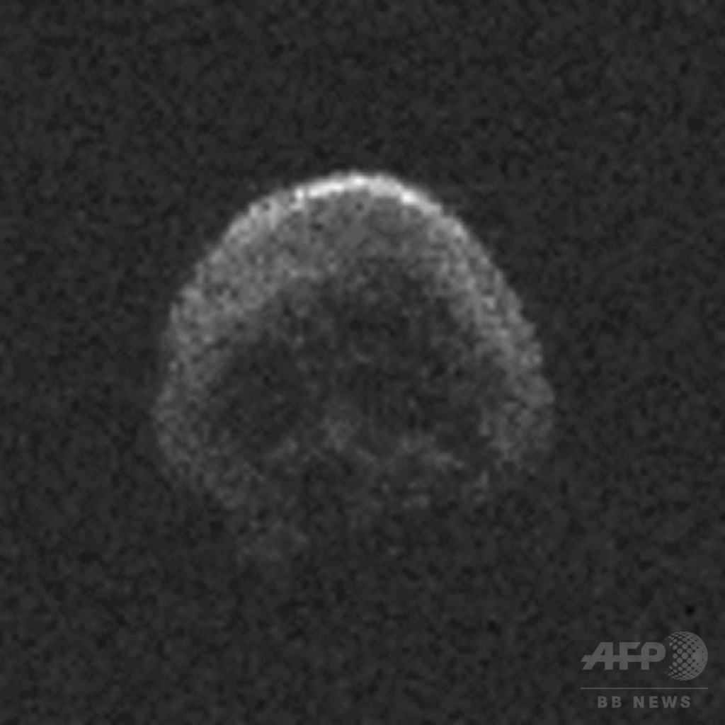 地球接近の ドクロ形 小惑星 Nasaが画像公開 写真1枚 国際ニュース Afpbb News
